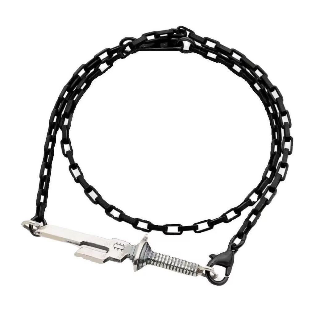 Anime Jujutsu Kaisen Toji Fushiguro Collana Cosplay Lancia Rovesciata del Cielo Portachiavi Arma Choker Gioielli Regali