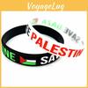 Eco-friendly Palestine Silicone Wrist Band Crafted For Comfort And Advocacy