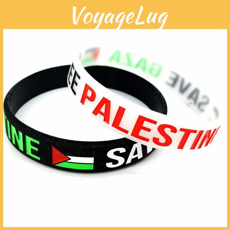 Eco-friendly Palestine Silicone Wrist Band Crafted For Comfort And Advocacy