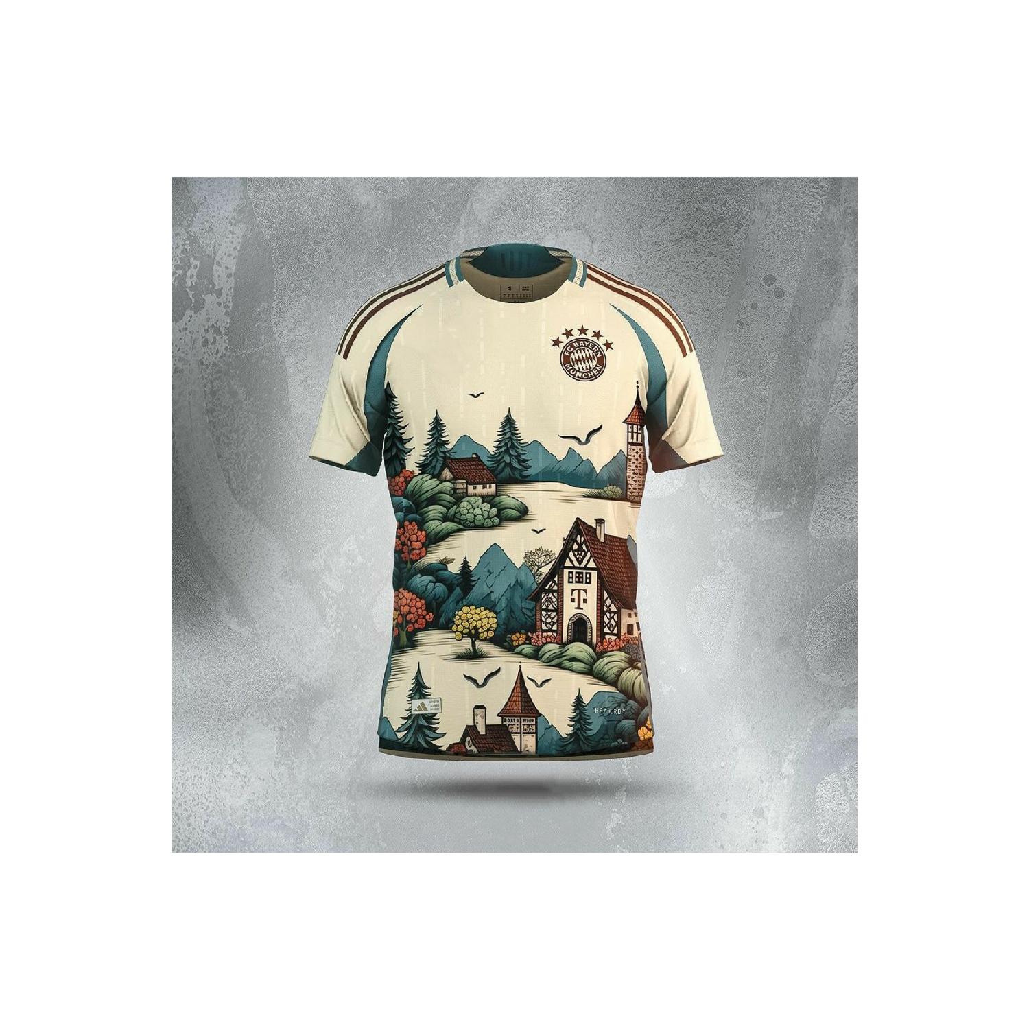 

Специальная концепция нового сезона Джерси Баварии Мюнхен 2023/24