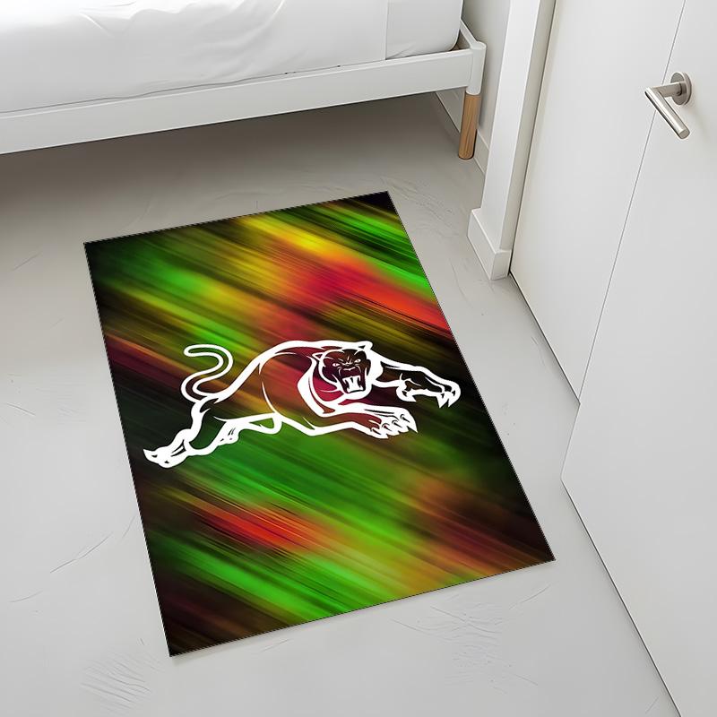 Penrith Panthers (5) Rug Suitable For Living Rooms Bedrooms Computer Rooms Dining Areas And Placement Under Tables And Chairs Also An Ideal Choice For