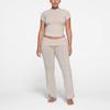 SKIMS Cotton Jersey T-Shirt Comfortable Cool Round Neck Pullover Short Sleeve Women Tops Stone AP-TSH-0638-STO