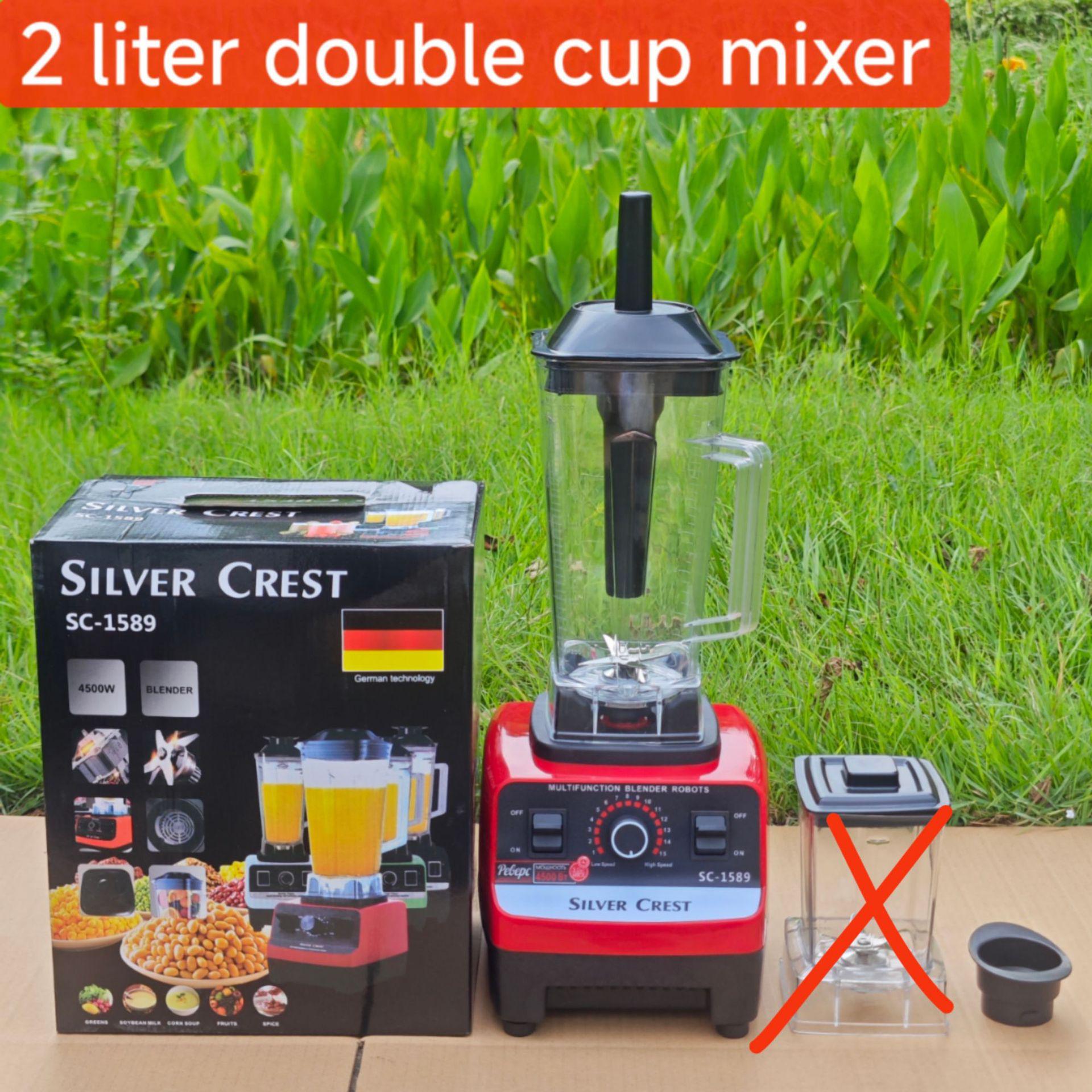 

Retro Style Multi-Functional Blender: Double Cup, Ice Crusher, Baby Food Processor, and Grinder.