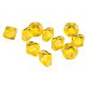 10Pcs Transparent Polyhedral D10 Multicolor Dice Game Party Pub Supplies Gift