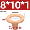 National Standard Red Copper Gasket Seal Ring and Flat Washer M3-M60mm for Marine Instruments