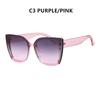 New Trendy Big Frame Cat Eye Women's Sunglasses Luxury Brand Designer Sunglass Men Outdoor Driving Travel Eyewear Ladies UV400