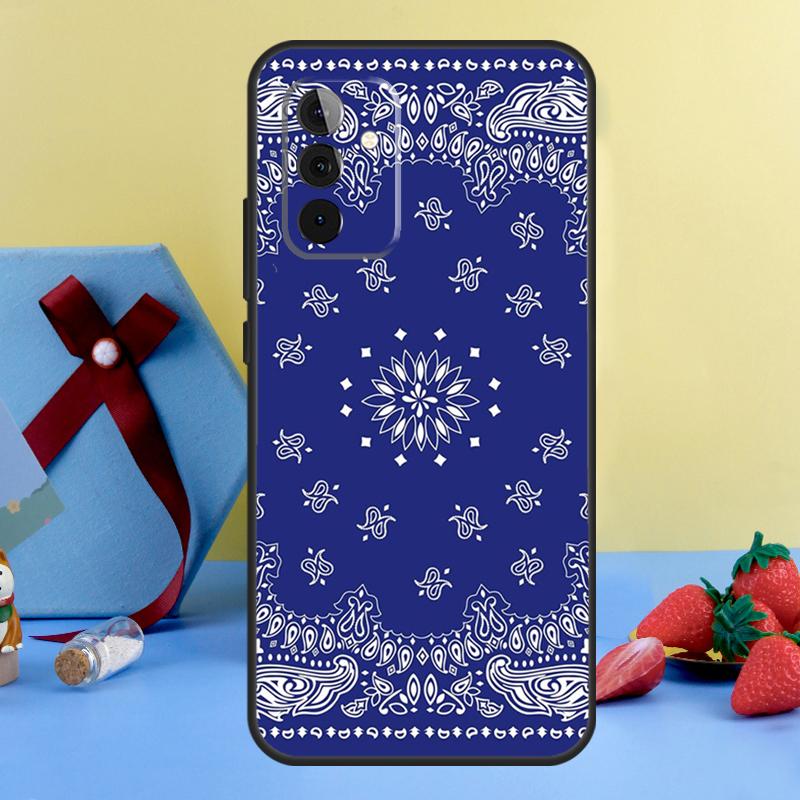 

Royal Bandana Paisley Case For Samsung Galaxy A54 A14 A34 A24 A53 A33 A13 A52 A32 A22 A12 A71 A51 A25 A15 Cover Samsung A32 5G