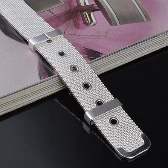 Women Fashion Mesh Band Bangle Cuff Bracelet Jewelry ADM