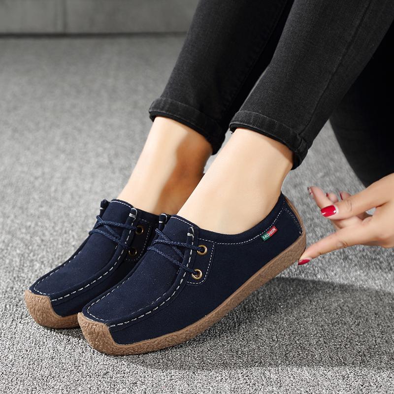 Women Black Red Yellow Orange Blue Coffee Office Business Shoes Flats Loafers Casual Slip on Shoes Large Size Large Size 41 42