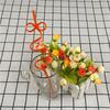 10Pcs/Lot Plastic Colorful Drinking Straws Crazy Curly Loop Milk Tea Wedding Birthday Party Supplies