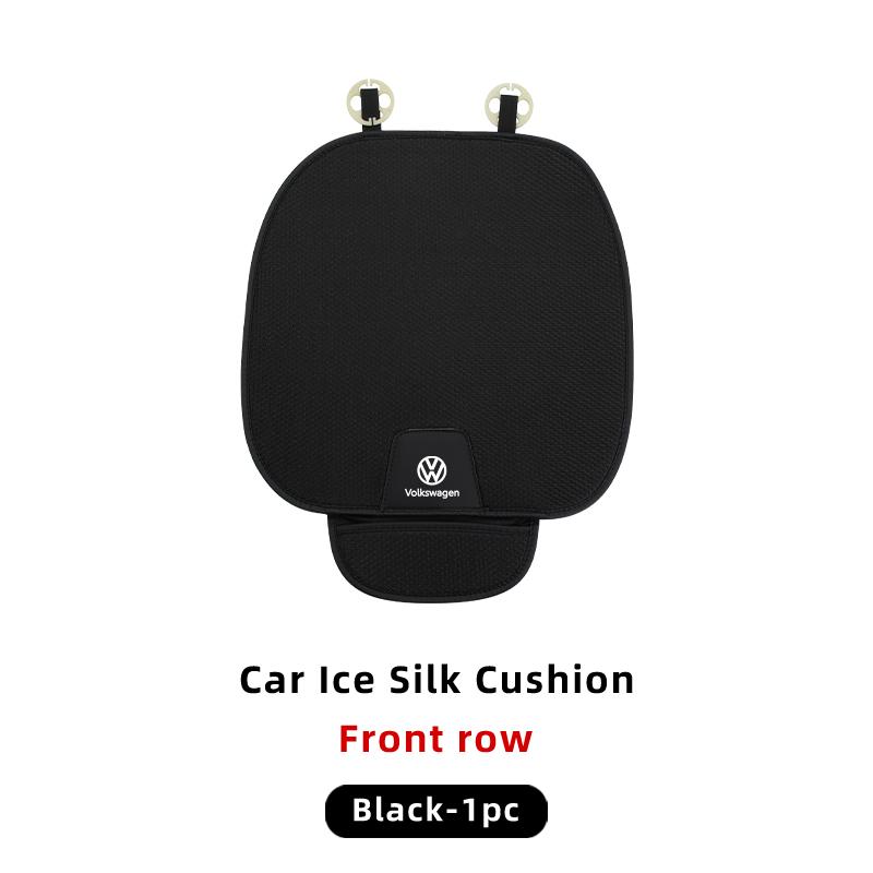 

2026 Hot For Volkswagen VW Car Seat Cover Front Rear Seat Ice Silk Cushion Pad Protective Mat For Volkswagen VW Passat Golf Tigu