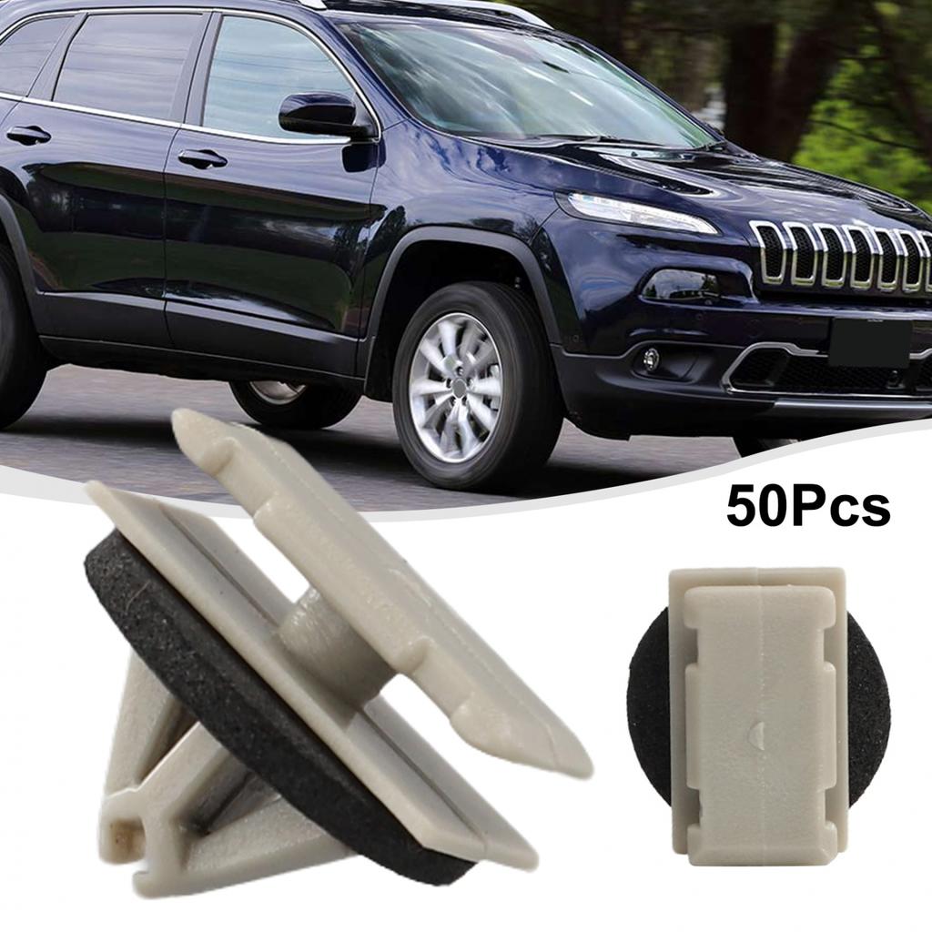 50pcs Rocker Panel Moulding Clip Exterior Trim Fastener For Jeep for Cherokee