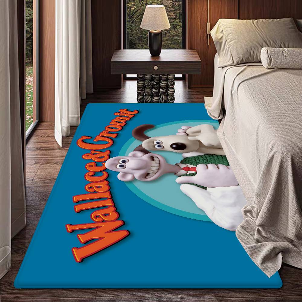 Cartoon W-Wallace and G-Gromits Room Mats Retro Multiple Choice Living Room Kitchen Rug Non-Slip Welcome Rug