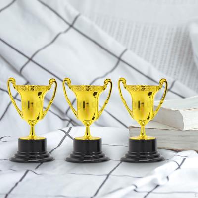 3 piezas Mini trofeos para niños, adornos decorativos, juguete de escritorio creativo, trofeo, tazas para