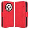 Flip Case for Oppo Reno 12FS / 12F, Card Slot, Red