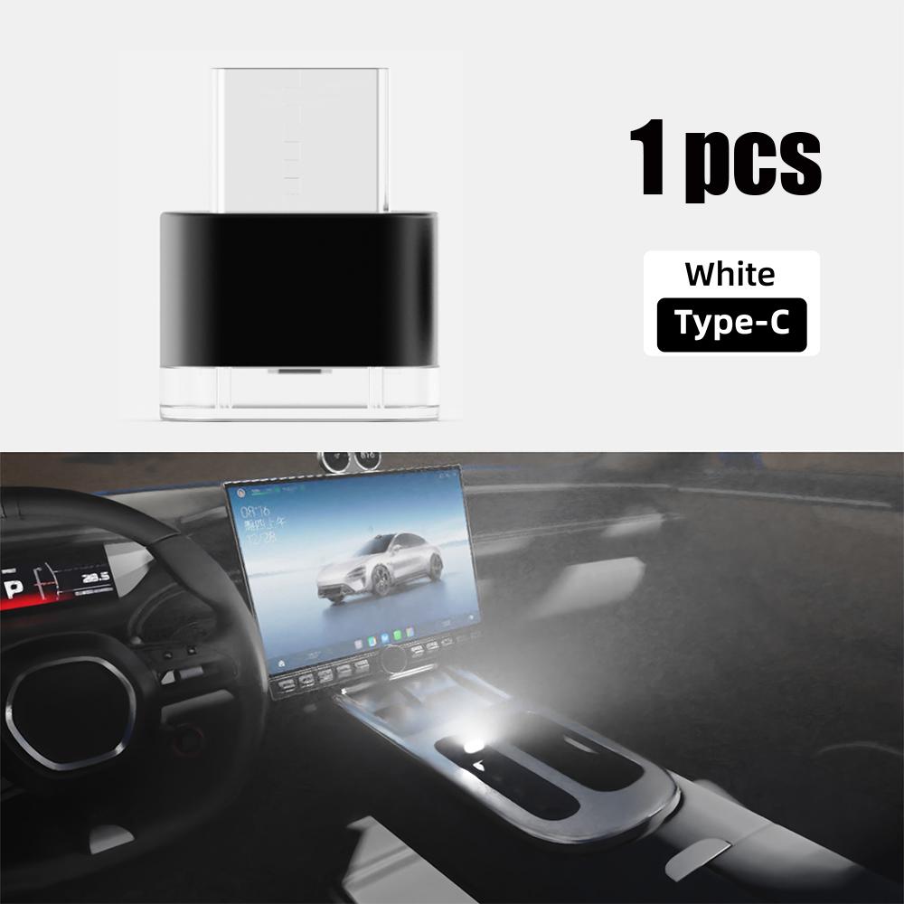 New Model Mini Type-c LED Ambient Light Portable Plug-and-Play Decorative Ambient Lights for Indoor Environment Lighting