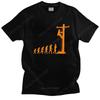 Trendy Unique Evolution Of LineUnisex T Shirt Short Sleeved Cotton Tshirt Leisure Funny Electrician Gift Tee Tops Graphic Tshirts