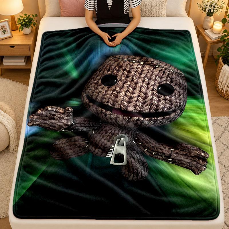 FlaneldeckeLittle Big Planet Warme Weiche Decke für den Innenbereich Sofa Bett Wohnzimmergebrauch