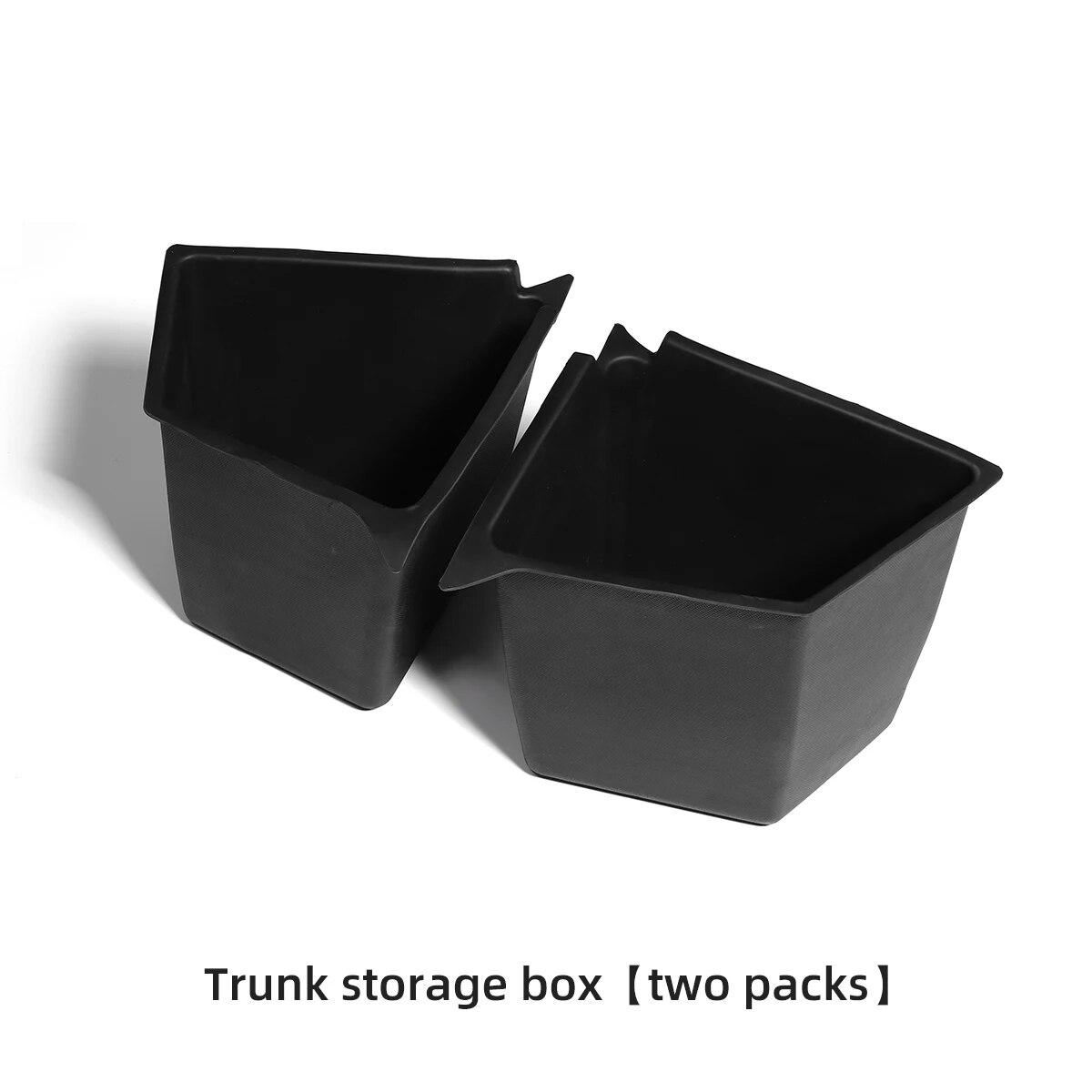 

Для Tesla ModelY-2023 автомобильные аксессуары для салона автомобиля задний багажник боковой ящик для хранения слева и справа Организационная коробка новая модель Y MY-ST07L no cap