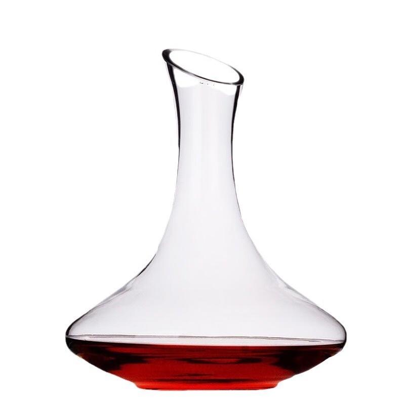 Crystal Glass Wine Decanter with Handle