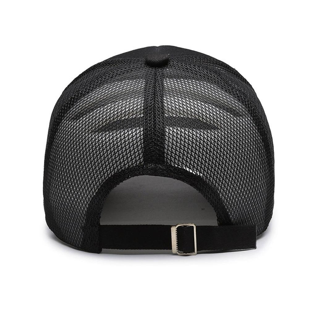 Unisex Ghost Face Embroidery Baseball Net Caps Spring and Summer Outdoor Adjustable Casual Hats Sunscreen Hat