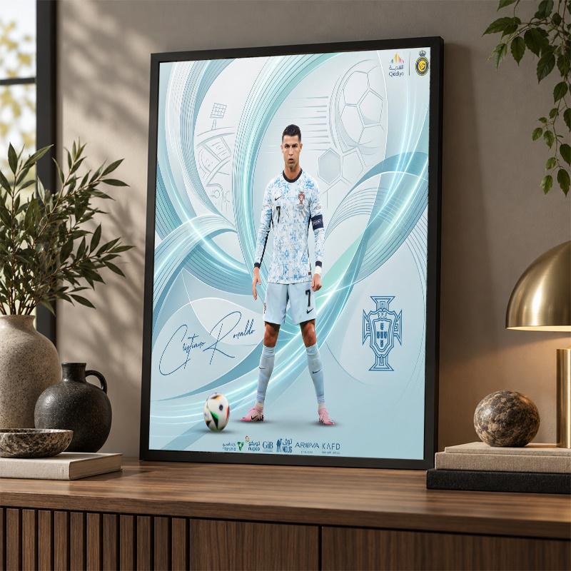 Zestaw do Malowania Diamentami Cristiano Ronaldo 5D Pełny Wiertak DIY Mozaika Diamentowa Sztuka Ścienna Wystrój Domu