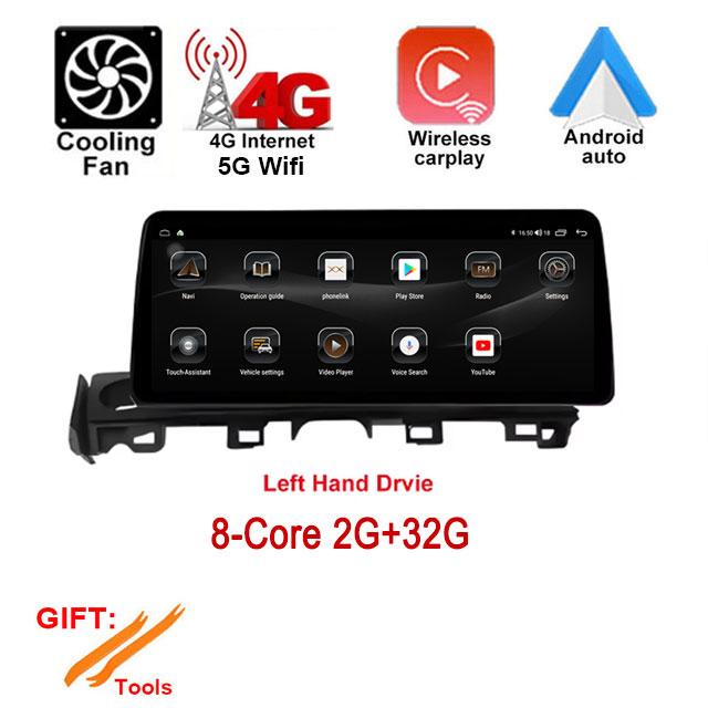 

12.3‘’ Car Radio Multimedia Player For Mazda ATENZA 2017 - 2019 LHD Android Auto Wireless CarPlay Navigation GPS 4G WIFI