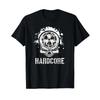 Industrial Hardcore Skull Uptempo T Shirt Vintage Graphic Versatile Unisex Homme Slightly Streetwear Soft Fashion