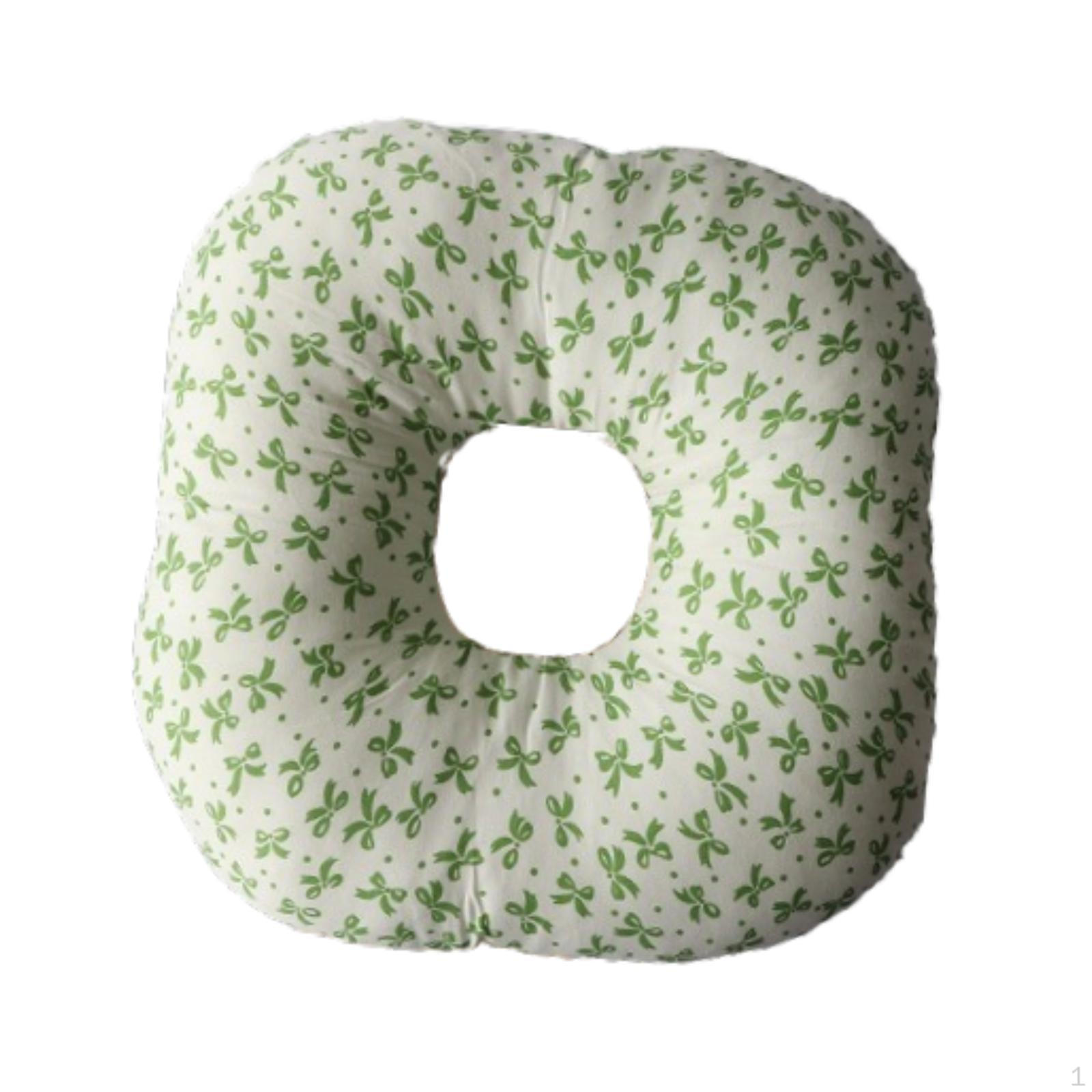 

Дышащая подушка для пирсинга ушей с отверстием Мягкая поддержка для сна Наушники Затычки для ушей Leaves