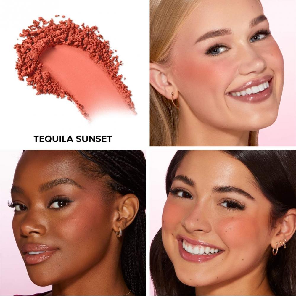 Too Faced Cloud Crush BlurrinG Powder Blush 0.17 Oz 5.0 G Tequila Sunset Muted Peach