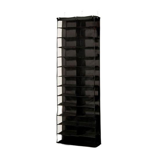 Over The Door Shoe Rack Hanging Shoe Organizer with 26 Large Pockets Foldable Over-the-Door Storage Bag for Closet Door Dormitory