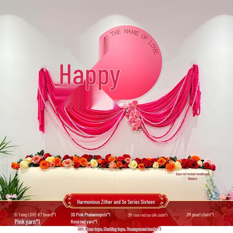 Romantic Wedding Aisle & Table Flower Arrangement: Floral Art Bouquet and Ornaments