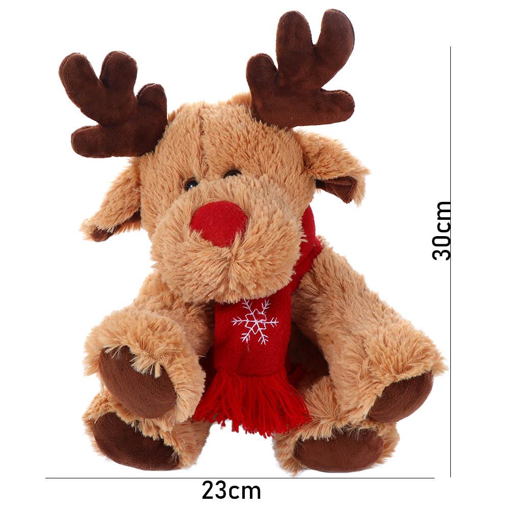 Children Gifts Elk Cartoon Reindeer Doll Toys Plush Doll Christmas Gifts Elk Plush Toys Stuffed Toy