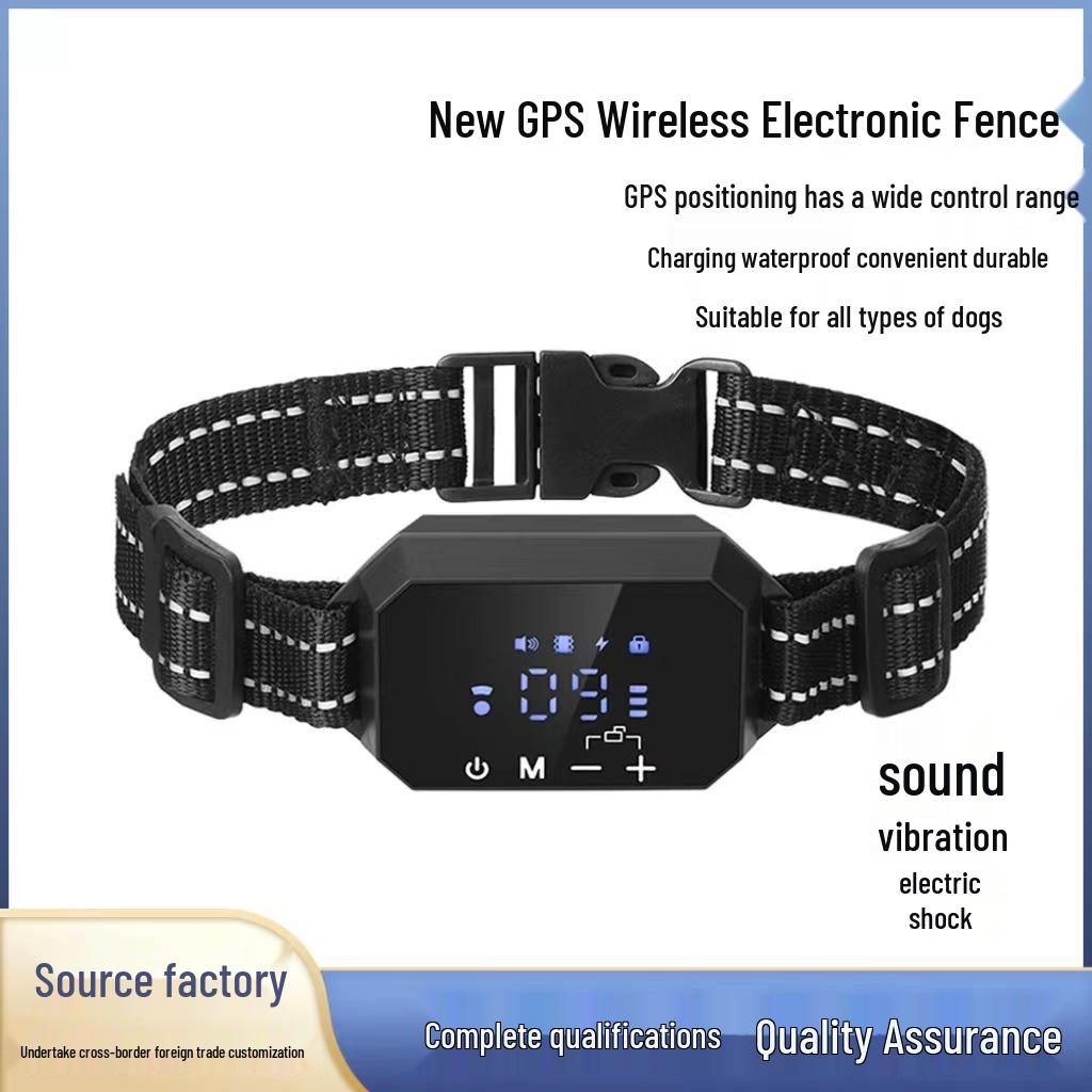 "Pet Supplies Wireless GPS Dog Training & Anti-Bark Device - Smart, Waterproof, Outdoor".