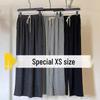 Petite Slimming Wide-Leg Fleece-Lined Pants for Women - Casual Elastic Waist, Loose Fit for Autumn/Winter