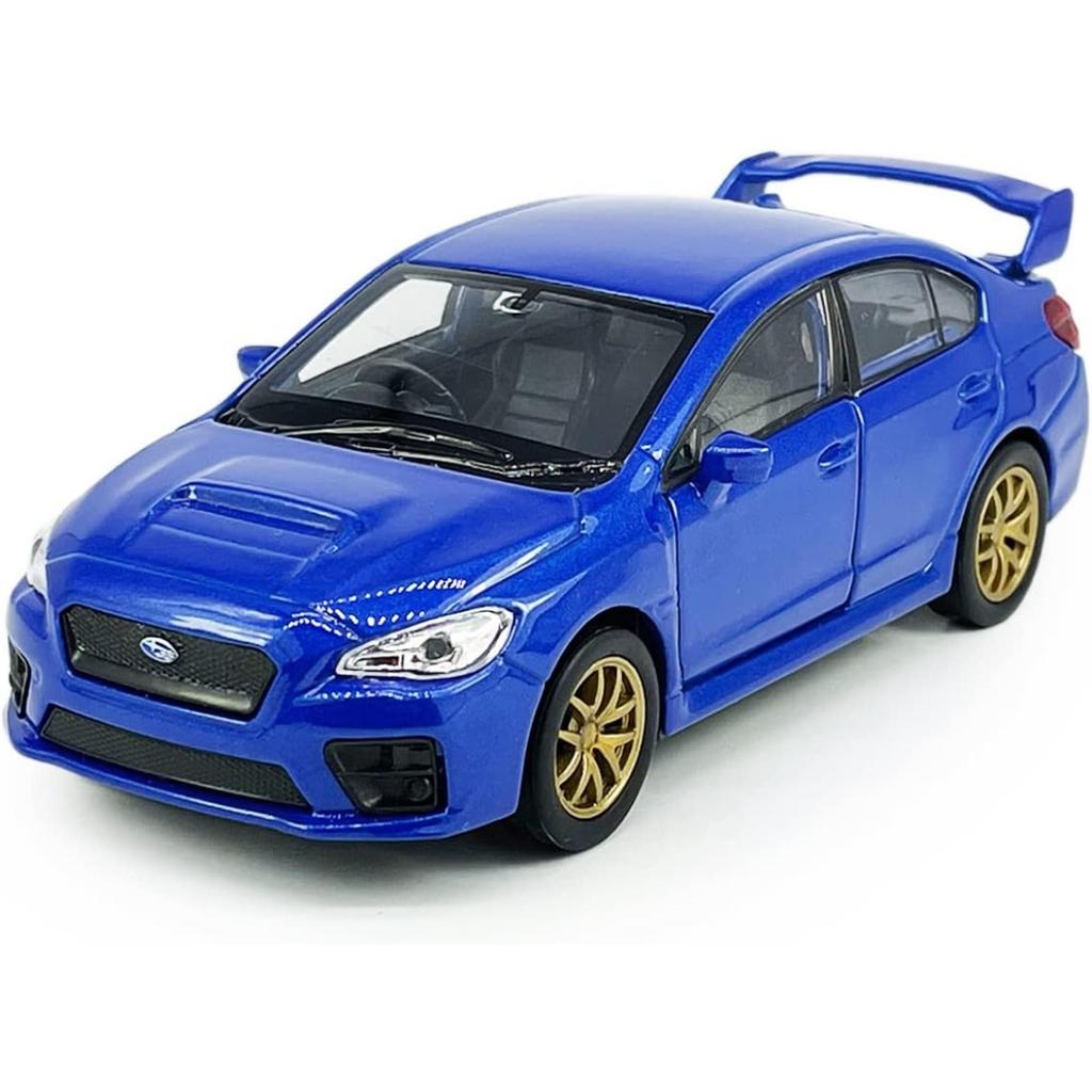 1/36 Scale Impreza WRX STI Toy Car Racing Sports Diecast Model Car Metal Pull Back Vehicle,Doors Open,Zinc Alloy Casting,Kids Gifts Collection