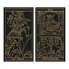 Kancharo Tarot Card Set of Marseille Gold Black Includes Japanese Tarot Card Instructions Pouch 78-Card [Tarot & Edition] & (Authentic)