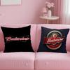 classic beverage brand Budweiser Cushion Cover Soft  EasyWash Pillow Case  Versatile for Couch Bed Travel and Office