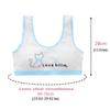 Biustonosze treningowe Dziewczyna Nastolatki Bielizna Jednolity kolor Sport Young Racerback Trening Crop Odpinany