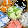 Shark Turtle Crab Ocean Family Plush Keychain With Soft Material For Gift And Decoration