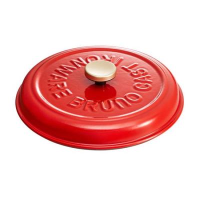 Eisendeckel für Grilltopf (rot)