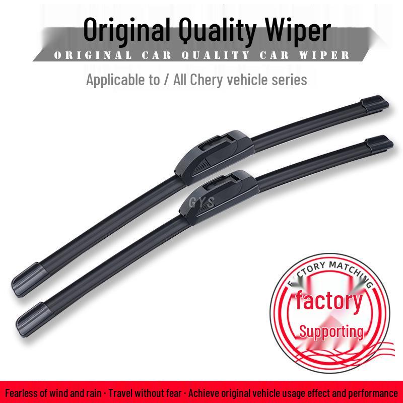 Compatible Frameless Wiper for Chery Tiggo 3/5, A3/E3/E5, Flagyun 1, Fengyun 2, Arrizo 5 GX/7