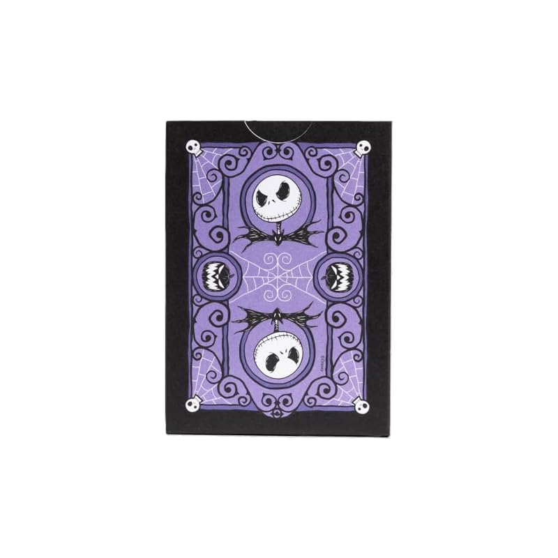 Tenyo Disney Bicycle Playing Cards, Nightmare Before Christmas, Poker Size (6.3cm x 8.8cm), Ages 6 and Up
