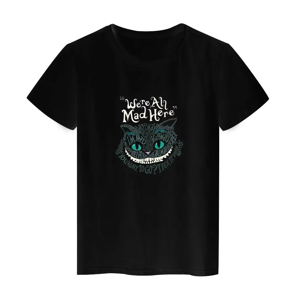 Fun Cat Cute Alice In Wonderland Tshirt Unisex Unisex Unisex 7 S