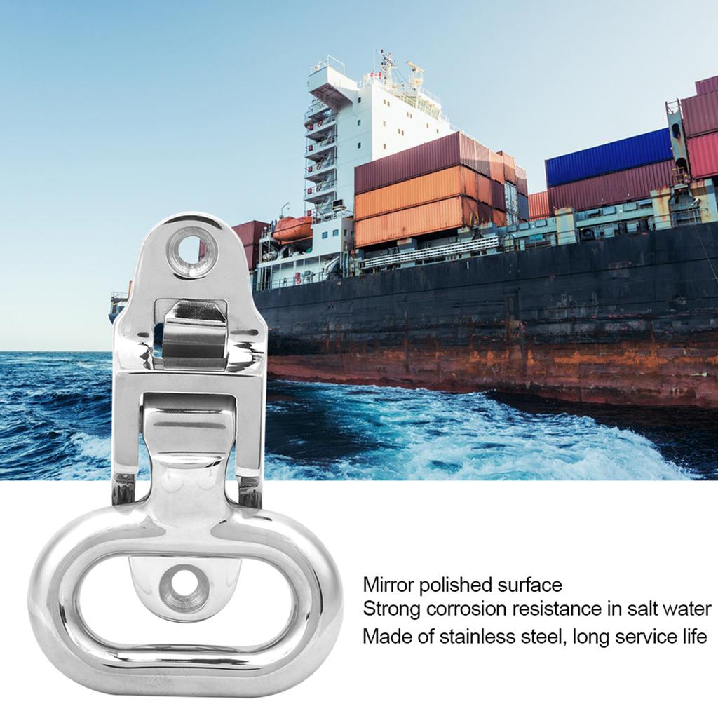 316 Stainless Steel Transom Step Folding Mast Step for Boats Yachts Car