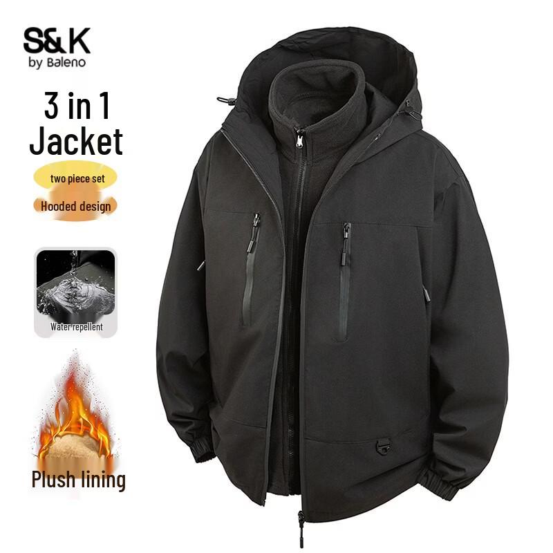 Baleno S&K Men s 3-in-1 Outdoor Workwear Jacket L