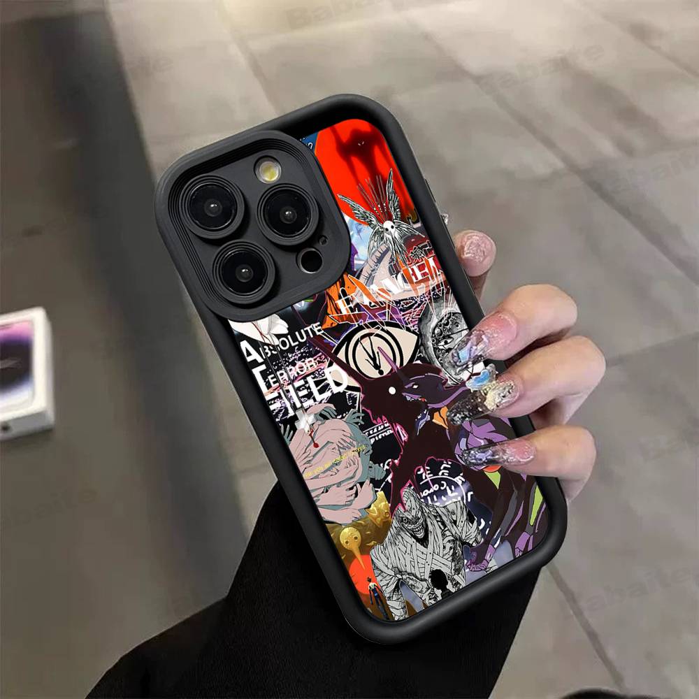 N-Neon G-Genesis E-Evangelion Phone Case For IPhone 17 16 15 14 13 Pro Max Plus 12 11 Cover