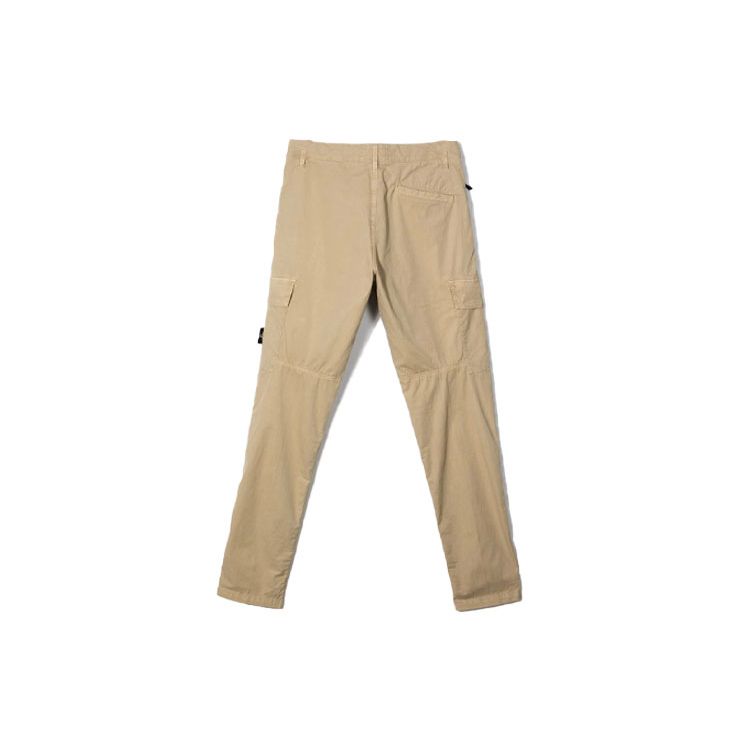 Stone Island Logo Work Casual Pants Kids bottoms Light-Brown 761630410-V0190