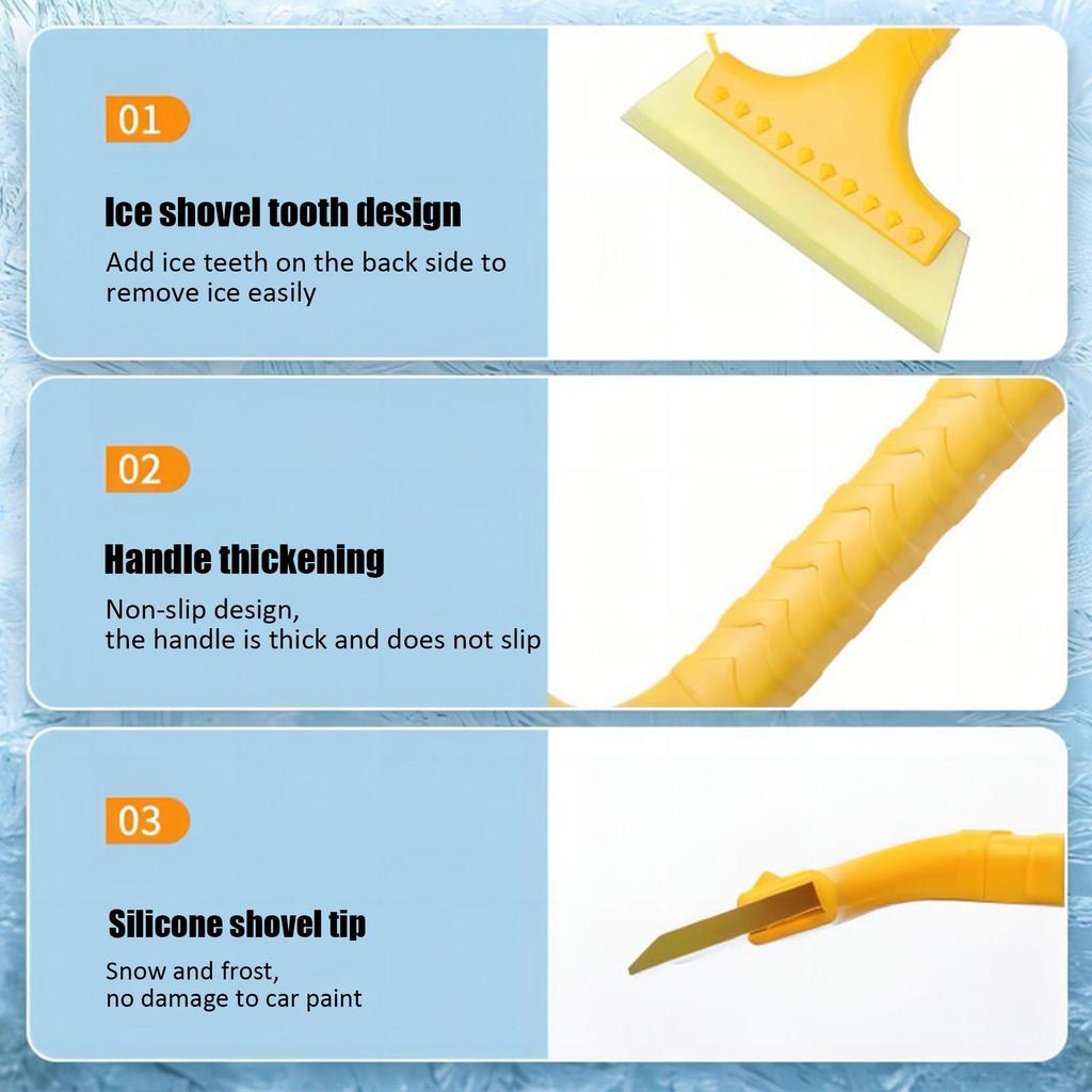 Ice Scraper For Car Door Window Ice Scraper Glass Defrost Shovel For Kitchen Outdoor Car Driveway Patio Floor Balcony Window