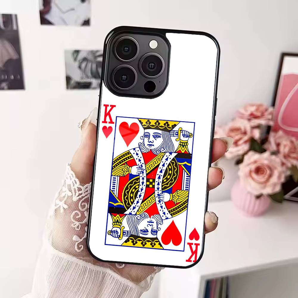 

Poker playing cards Phone Case For iPhone 17,16,15,14,13,12,Plus,Pro,Max For Magsafe Magnetic Wireless Charge iphone16e